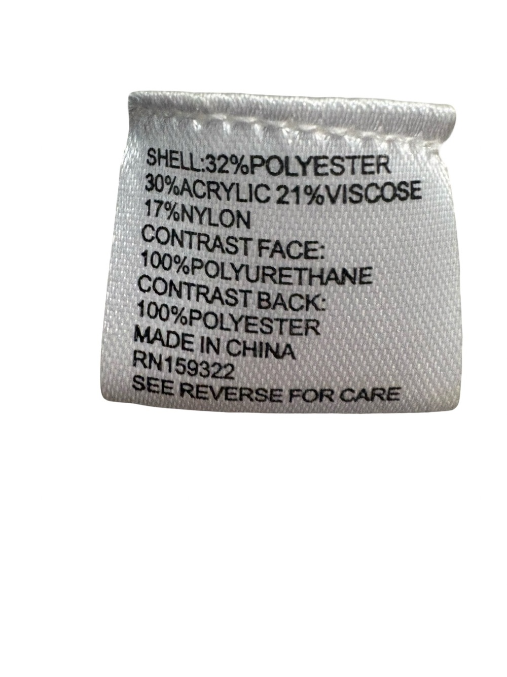 Evereve Cream Crewneck Rib Knit Sweater with Leather down the sleeves. - Picture 6 of 7